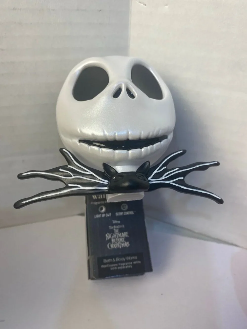 Jack Skellington Scent Control Nightlight Wallflower Plug Halloween BBW